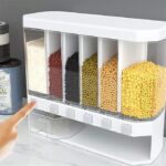 10 Kg Wall Mounted Divided Rice and Cereal Dispenser – Dost Mart