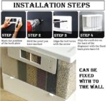 10 Kg Wall Mounted Divided Rice and Cereal Dispenser – Dost Mart