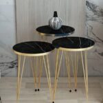 Round Coffee Tables - Set of 3