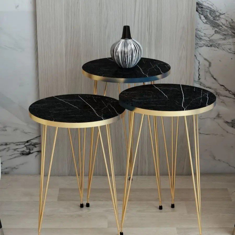 Coffee Tables - Set of 3 - Dost Mart - G1