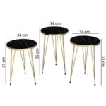 Coffee Tables – Set of 3 – Dost Mart – G1