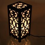 Crystal Diamond Rose Design Table Lamp