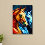 Multicolour 3D Wall Painting Art