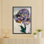 Graffiti Rose Canvas Art | Urban Flower | Wall Art