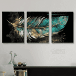 Set Of 3 Leaf Art Frames