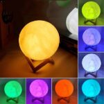 Led Night Light Moon Lamp With Stand – Dost Mart