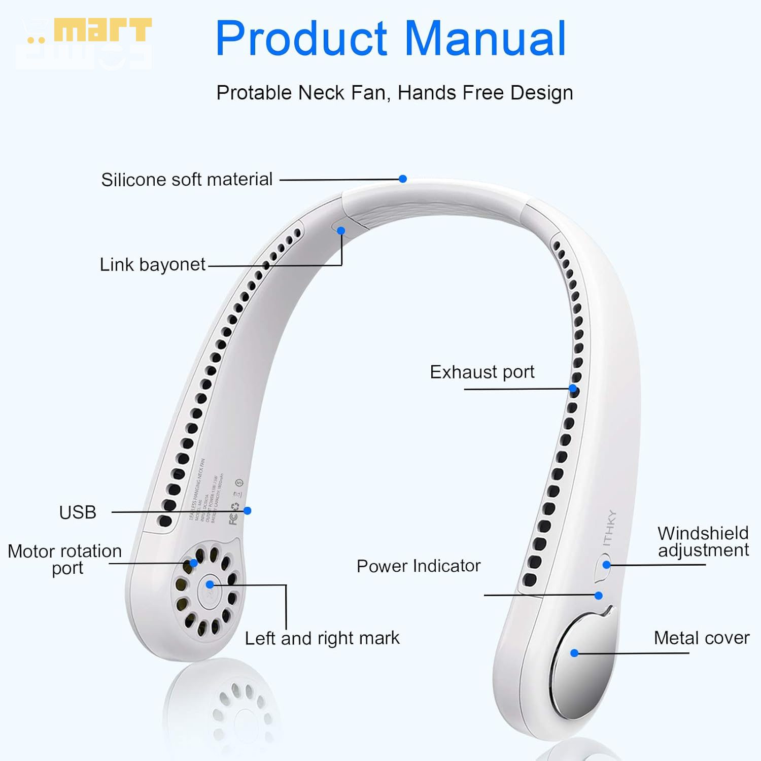Neck Fan Portable - Dost Mart - G2