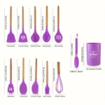 SiliconeChef 12-Pc Utensil Set dostmart1