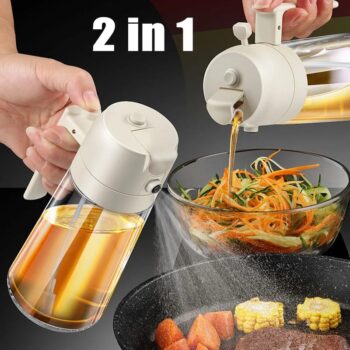Oil spray jug dispenser 2 in 1