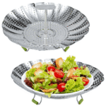 Pack of Two Folding Food Steamer Basket dostmart1