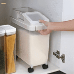 Rice Bucket moving Wheels dostmart1