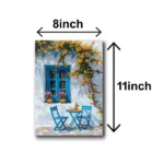 Set Of 5 Italian Vintage Wall Art