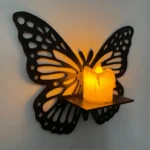 Set of 3 Butterfly Frame Shelf | Wall Art