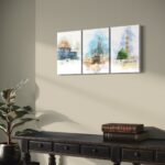 Set of 3 Islamic Framed Canvas Wall Art – Dost Mart –