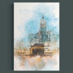 Set of 3 Islamic Framed Canvas Wall Art – Dost Mart –