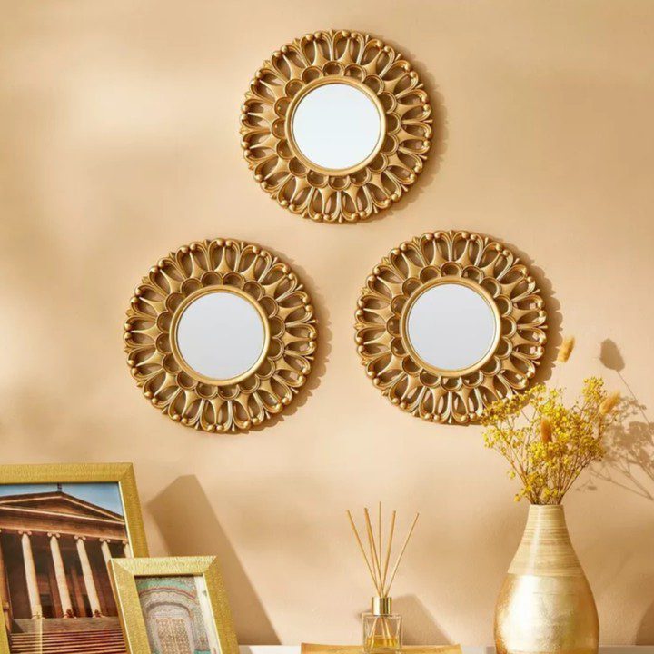 Wall Mirror – Set of 3 - Dost Mart